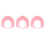 3Pièces Casquette Silicone Rose Bain Protège Oreilles 6