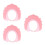 3Pièces Casquette Silicone Rose Bain Protège Oreilles 8
