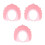 3Pièces Casquette Silicone Rose Bain Protège Oreilles 9