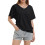 Γυναικεία Casual T-shirts με V λαιμόκοψη, κοντομάνικα, χαλαρή εφαρμογή, καλοκαιρινά, 5