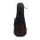 Mochila para guitarra acolchoada de 26 polegadas com cordão vermelho resistente e alça de ombro (preta) 1