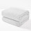 Waffle Jacquard Throw Blanket Light Grey 90 x 104 in 1