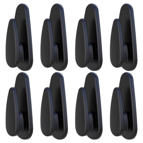 8 Pack ABS Car Hooks for Vehicles