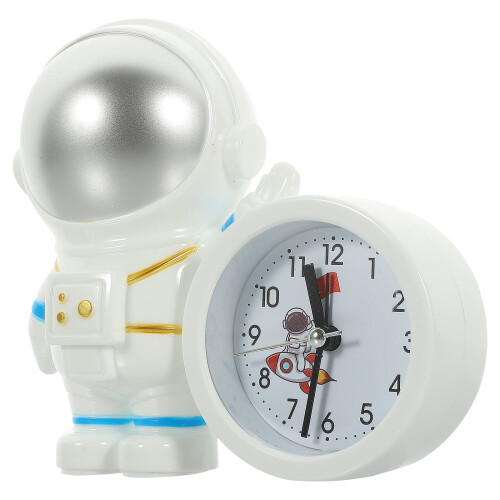 Decor Clock Silver Astronaut Model 1Pack 5.7x1.8x5.7in