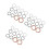 36Pcs Assorted Color Differential Drain Plug Washers Metal Durable Set 9