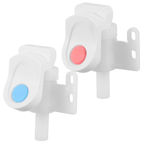 Plast vanndispenser med kran, 2-pakning