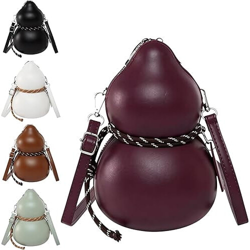 Γυναικεία τσάντα ώμου Calabash Vintage από δερματίνη, ελαφριά τσάντα χειρός με