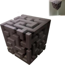 Cantos Impossíveis - Escultura de Papel para Parede em 3D
