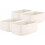 4-Pack Cotton Shelf Baskets 30 x 20 x 12 cm 1