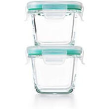 Ensemble de 4 mini récipients en verre étanches et anti-fuites Good Grips Smart Seal