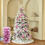 24 Pink Shatterproof Christmas Baubles 40 mm 1