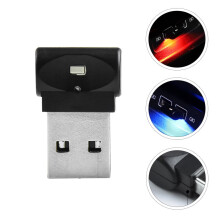 Lampada d'atmosfera per auto in ABS, 1 set, 0,98 x 0,59 pollici
