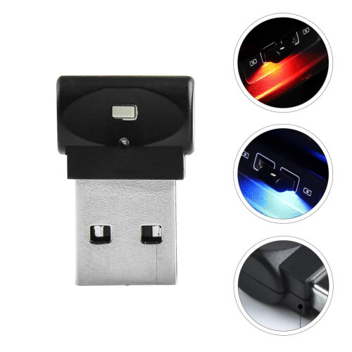 Lampada d'atmosfera per auto in ABS, 1 set, 0,98 x 0,59 pollici