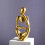 Άγαλμα στοχαστή αφηρημένη γλυπτική ρητίνη αγάλματα για διακόσμηση σπιτιού 1