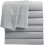 Twin Flat Sheets Pack of 6 Microfiber OEKO-TEX Certified 1