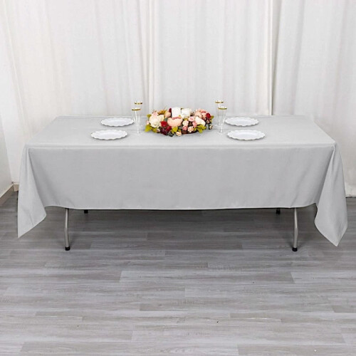 Premium Polyester Rectangular Tablecloth 60 x 102 in
