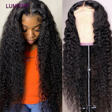Water Wave Lace Front Pruik 26 inch 150% Dichtheid