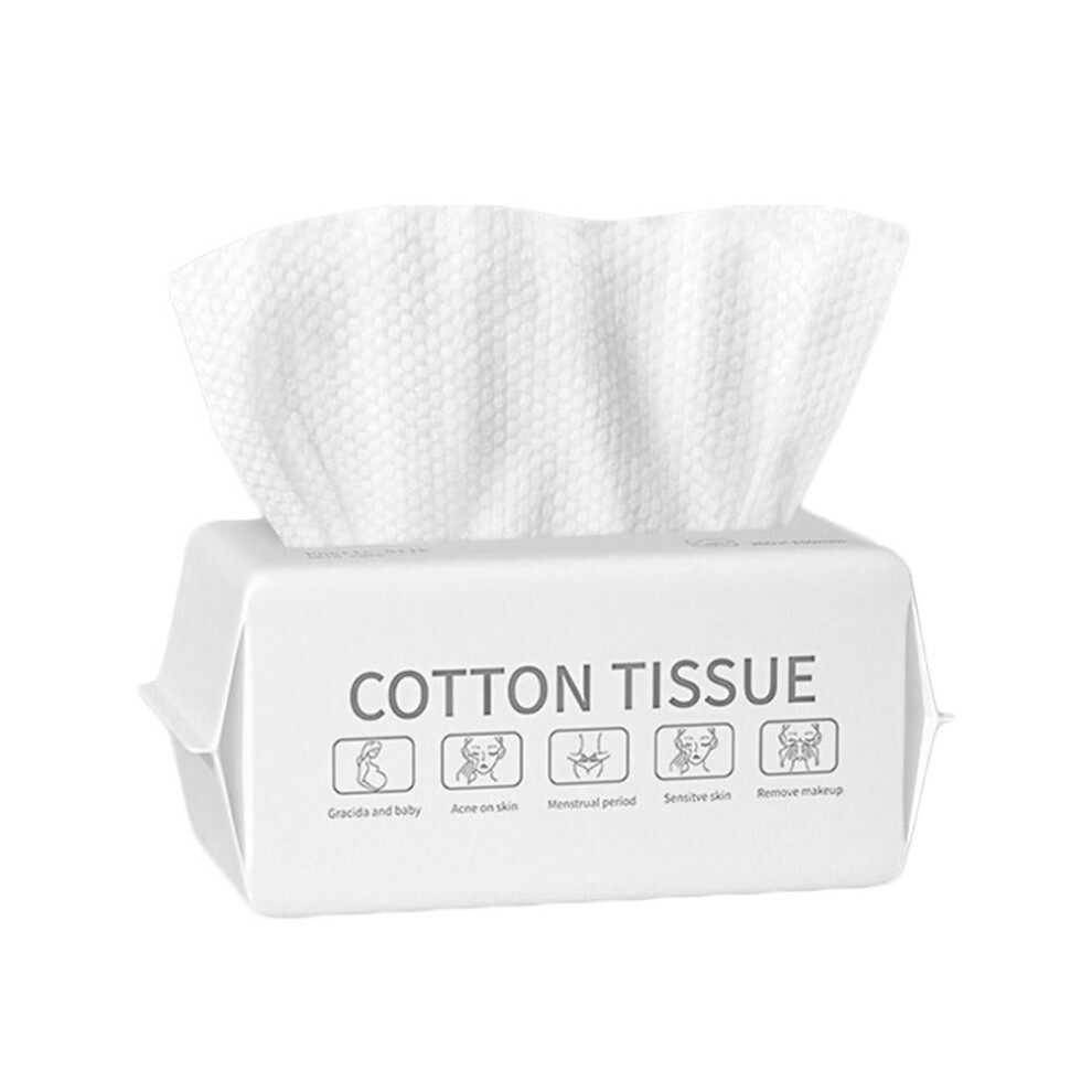 100PCS Disposable Wash Face Towel Clean Face Towel Make of Cotton Remove Makeup# M0I4