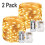 Gluaae2-Pack200-LED Φώτα Νεράιδας, 66 πόδια, Λειτουργεί με μπαταρία, 8 λειτουργίες, 1