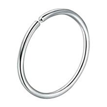 Fashion 8mm Septum Hoop Rings, Stainless Steel Hinged Segment & Seamless Rings for Nose, Lip, Cartilage, Tragus—Compatible with Septum Piercing