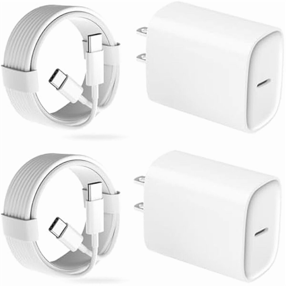 Zlcphone 16/15 Pro Fast Charger 20W Usb-C Block + 6Ft Cable Â Compatible With Iphone 16/15 Series, Ipad, Galaxy S24 Â White 9165521570003