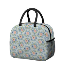 Boîte à lunch isotherme à motif floral pour femme – Étanche, idéale pour le travail, la plage, les voyages, les pique-niques et le camping
