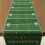Football Table Runner Linen Polyester 13.8 x 73 in 1