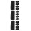15Pcs Nylon Belt Loop Keepers Black Elastic Adjustable Strap Holders 6