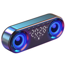 Réveil intelligent avec haut-parleur Bluetooth et double alarme vocale