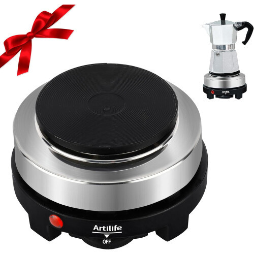 Μικρή εστία 500W Mini, φορητή ηλεκτρική κουζίνα, θερμαντήρας κουζίνας,