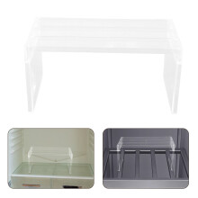 Prateleira para geladeira, organizador de geladeira, 21,50 x 11,00 x 11,00 cm, transparente