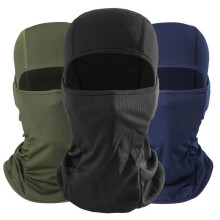 Unisex-Thermofleece-Sturmhaube, Schwarz