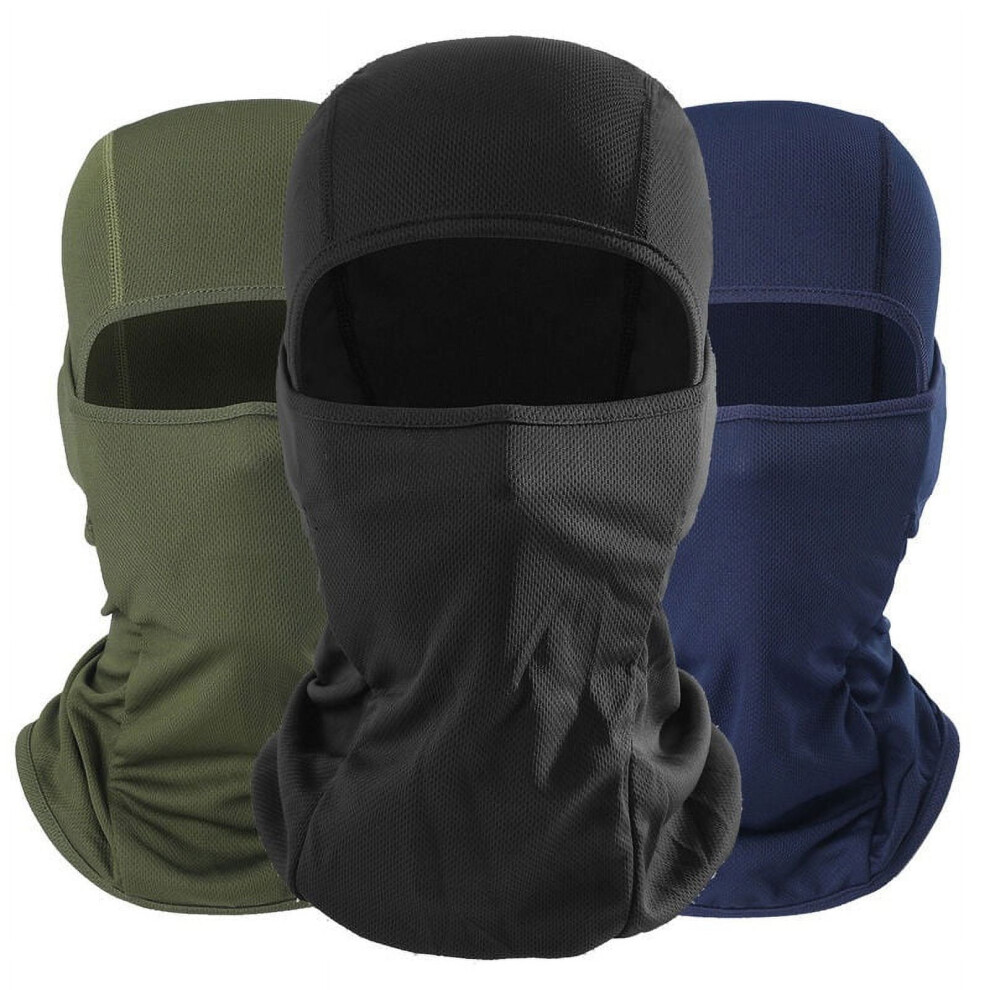 Unisex Thermal Fleece Balaclava Face Mask, Black 9165521571314