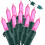 Pink 100-LED Christmas Lights 33ft UL Certified 1