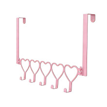 Türhänger mit rosa Schleife und 5 Haken