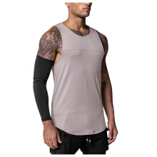 Léinte Fo-éadaí Fir Ultra Slimming Body Shaper Workout Active Tank Tops