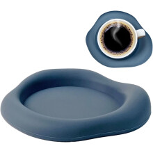 Conjunto de 2 porta-copos de silicone em formato de nuvem