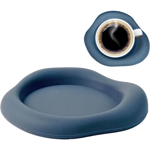 Conjunto de 2 porta-copos de silicone em formato de nuvem