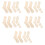 20Pièces Outils Blocage Bois Kaki Pour 10