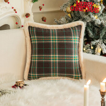 Christmas Pillow Covers 45x45cm, Festive Ornament Design