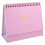 Calendar de birou minimalist roz, set de 1 buc. 1