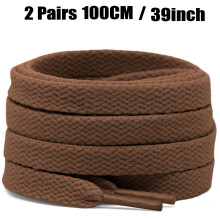 2pairs 0.31 Inch Wide Flat Shoe Laces For Sneakers, Shoelaces For Sneakers, Athletic Running Shoes Boot Strings