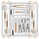 Expandable Acrylic Cutlery Drawer Organizer 9-Compartment 1