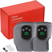 Soleva3-i-1 trådløs fodmassage med varme, vibration og ankelomslag — Kompatibel med Soleva
