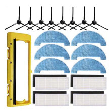 For 360 C50 C30 Robot Vacuum Cleaner Main Side Brush Mop Hepa Filter Accessories Kit