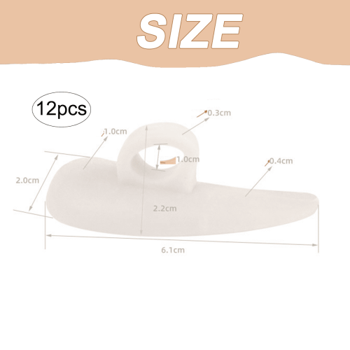 Μαξιλάρια στήριξης για το Hammer Toe Crest από τζελ 12 τεμάχια 1