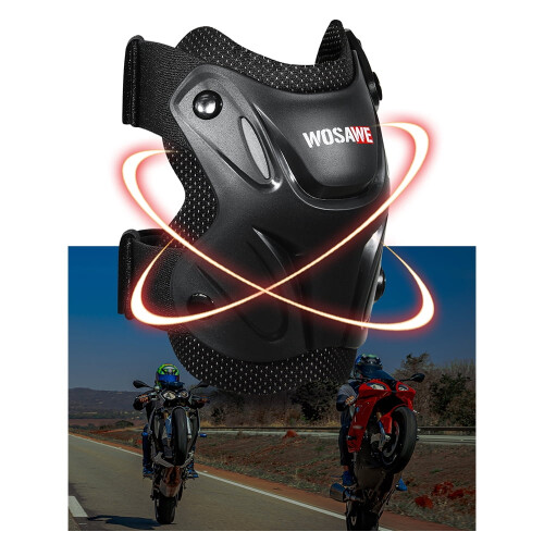 Ginocchiere per ciclismo e motociclismo – 1 paio