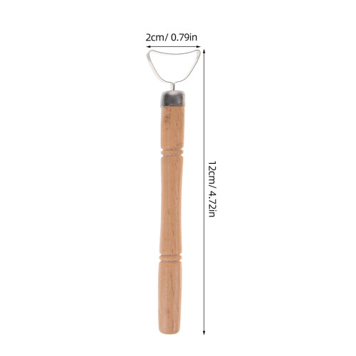 Pottery Handle Making Tool Wood Metal 5Pcs 4.7In 1