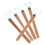 Pottery Handle Making Tool Wood Metal 5Pcs 4.7In 7