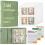 100 Buste Budget Binder 177x288mm Rosa 14